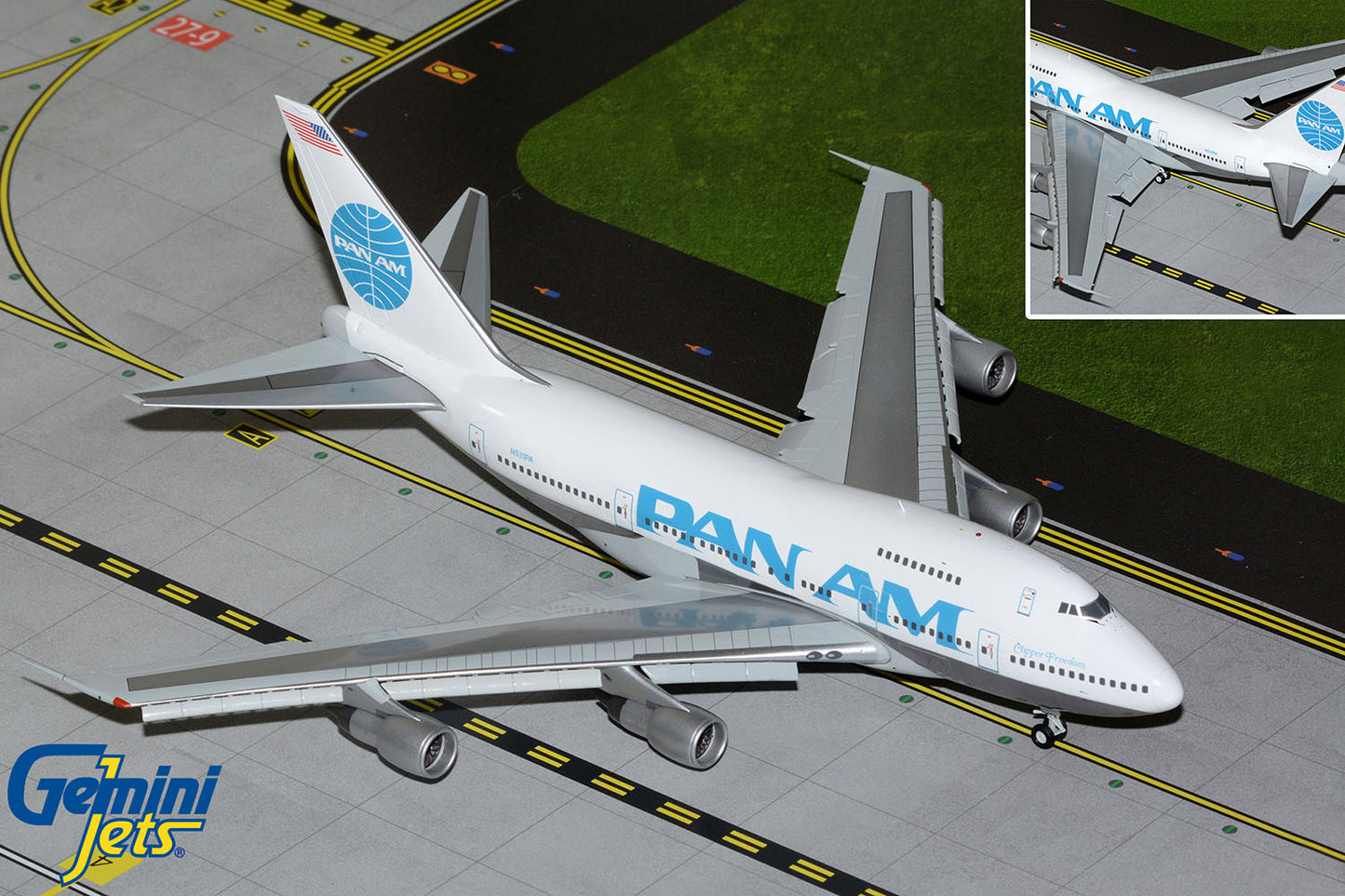 Gemini200 Pan Am Boeing 747SP (Flaps Down) N531PA