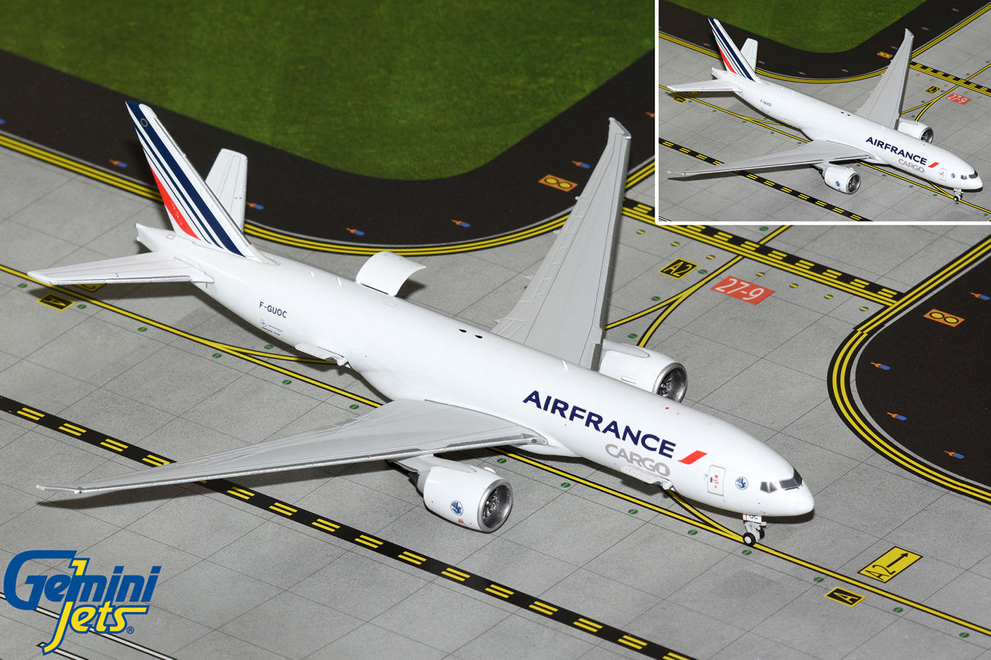 GeminiJets 1:400 Air France Cargo Boeing 777F (Interactive Series) F-GUOC