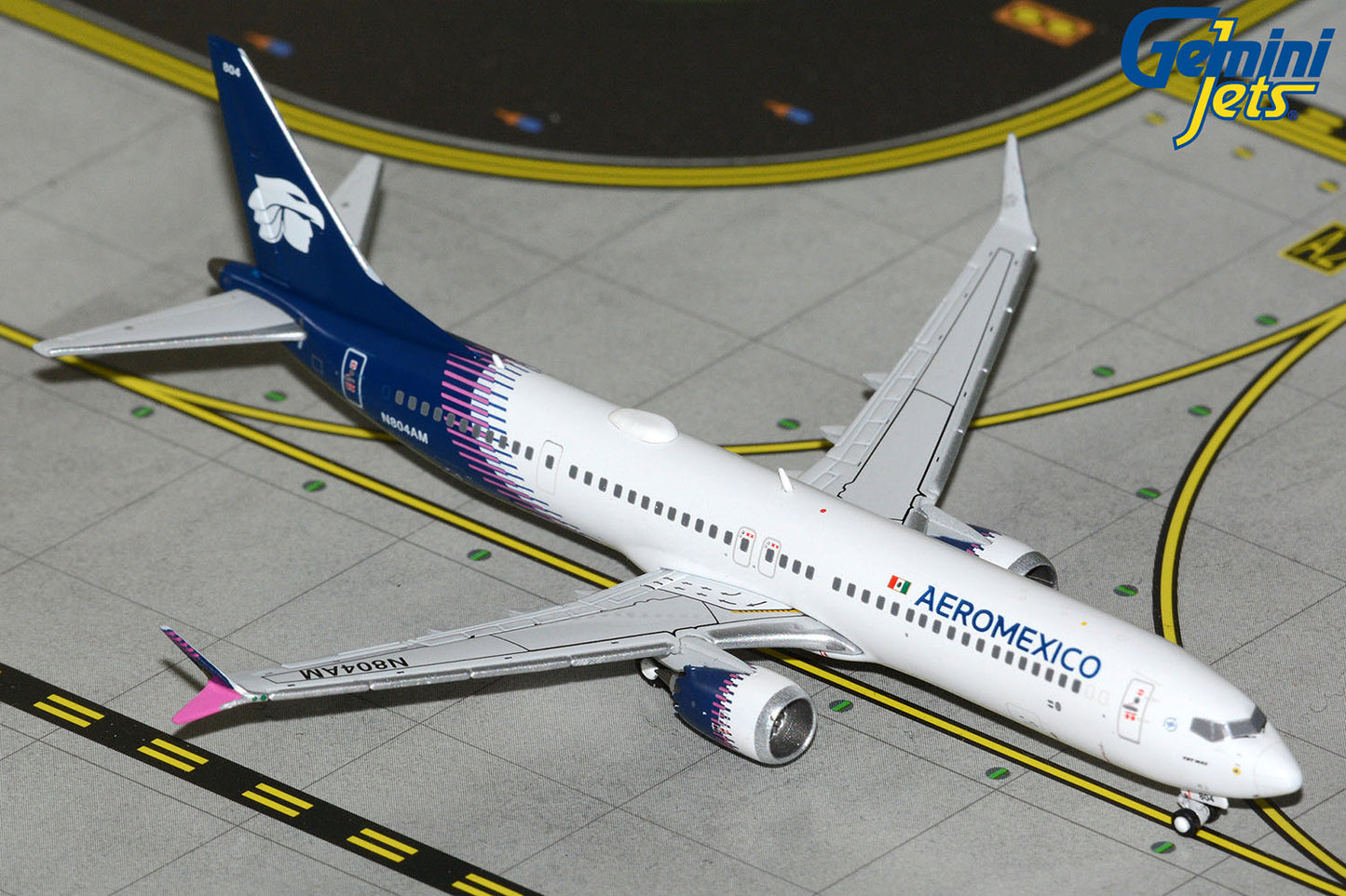 GeminiJets 1:400 Aeromexico Boeing 737 MAX 9 N804AM