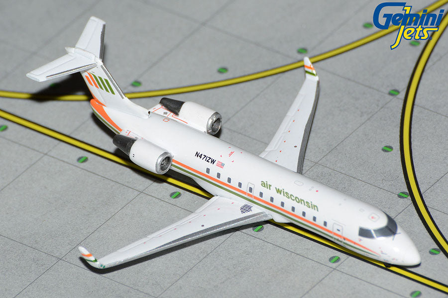 GeminiJets 1:400 Air Wisconsin Bombardier CRJ-200 N471ZW