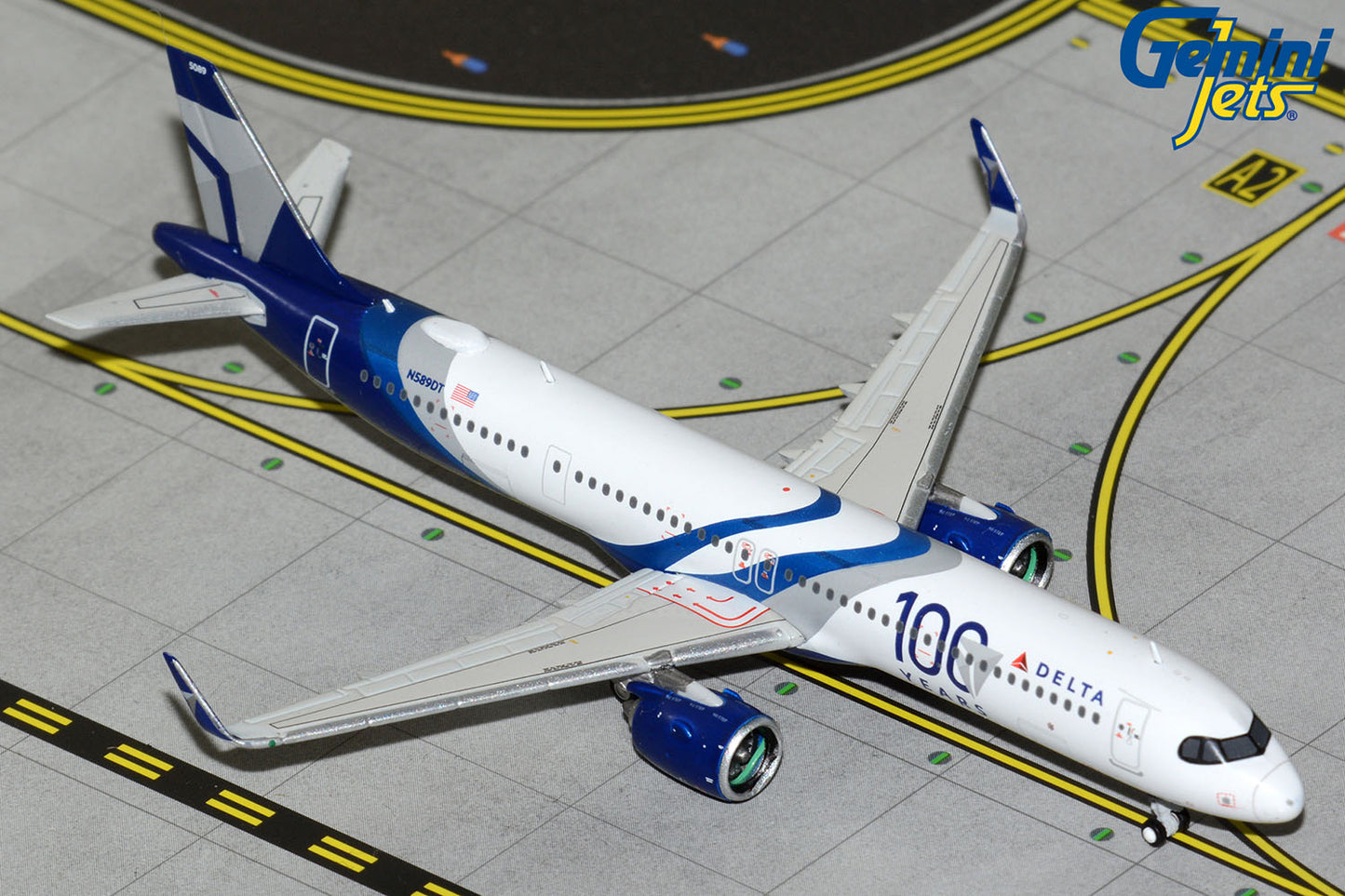 GeminiJets 1:400 Delta Air Lines Airbus A321neo "100 Years" N589DT