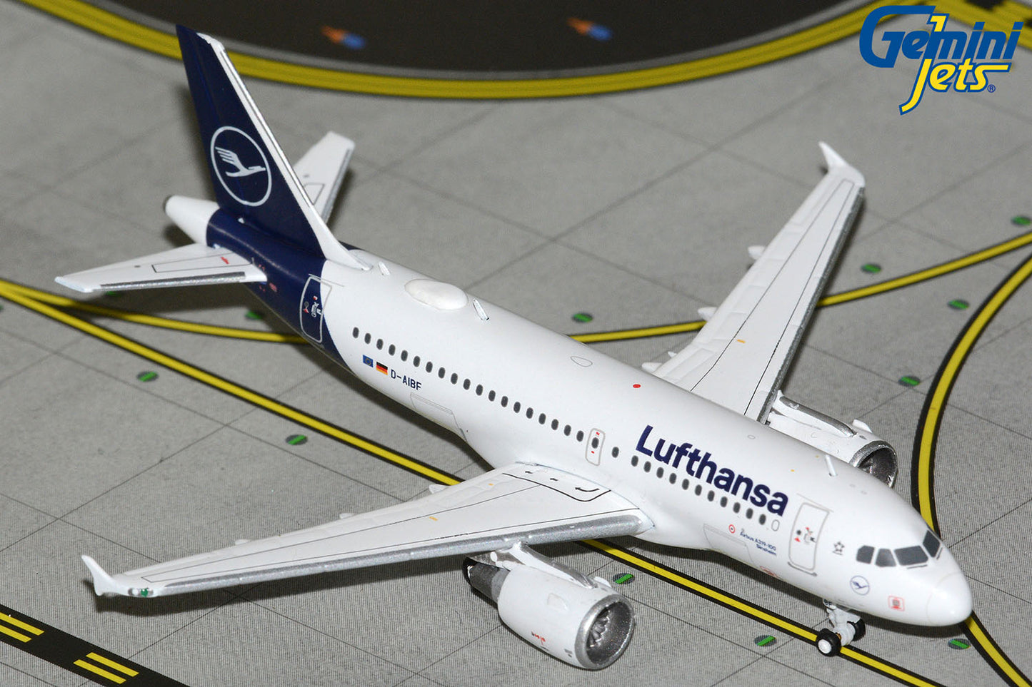 GeminiJets 1:400 Lufthansa Airbus A319 D-AIBF