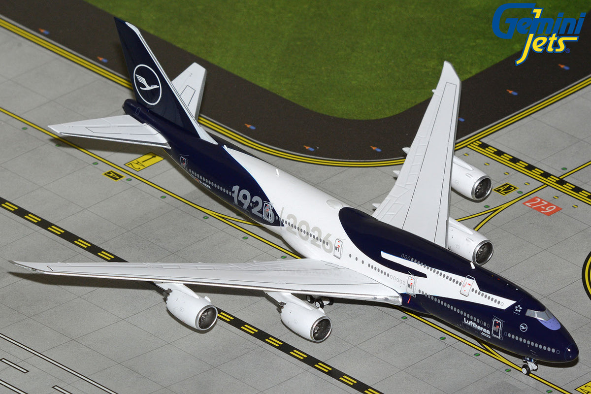 GeminiJets 1:400 Lufthansa Boeing 747-8 "100 Years" D-ABYN