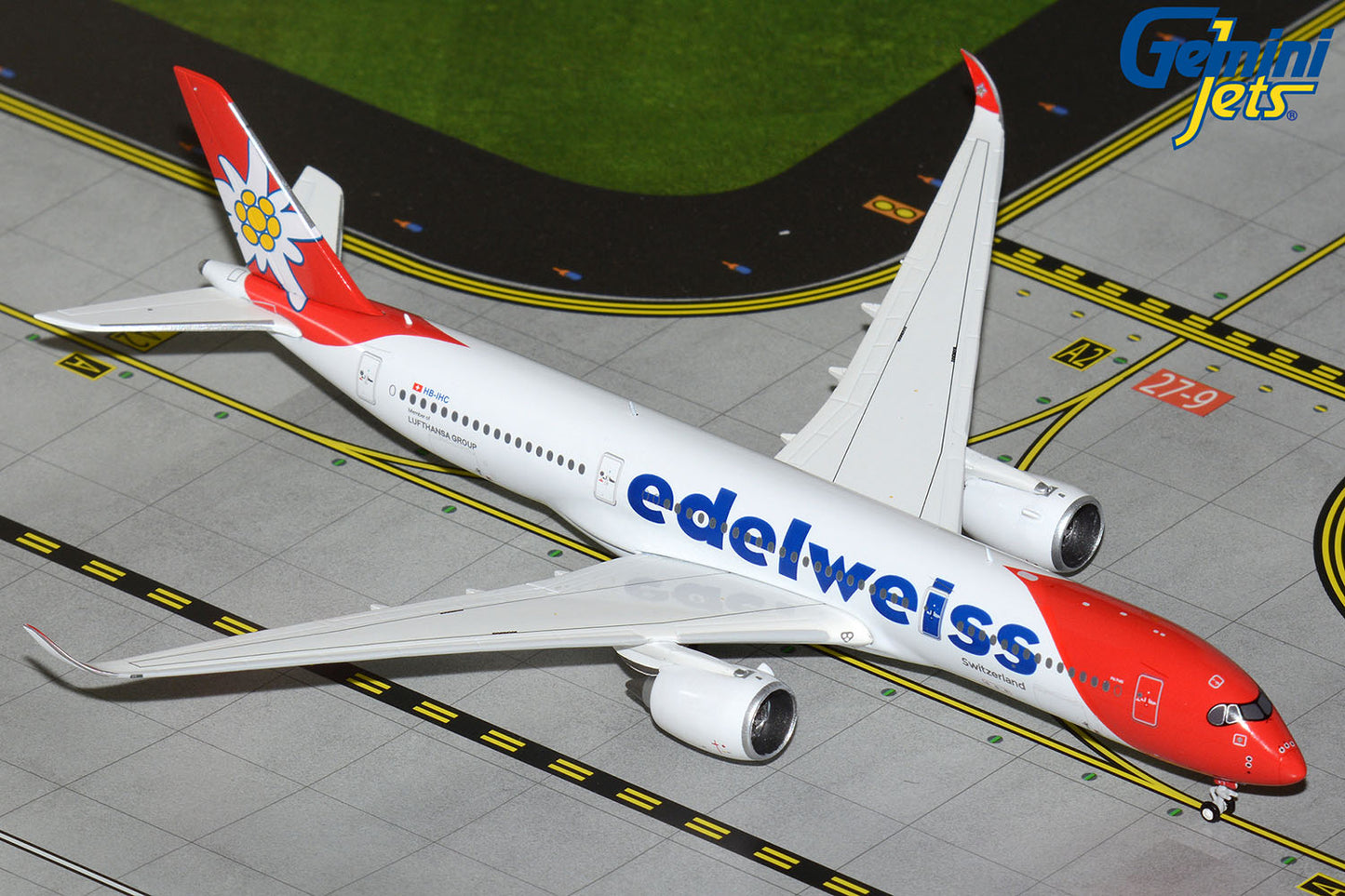 GeminiJets 1:400 Edelweiss Airbus A350-900 HB-IHC