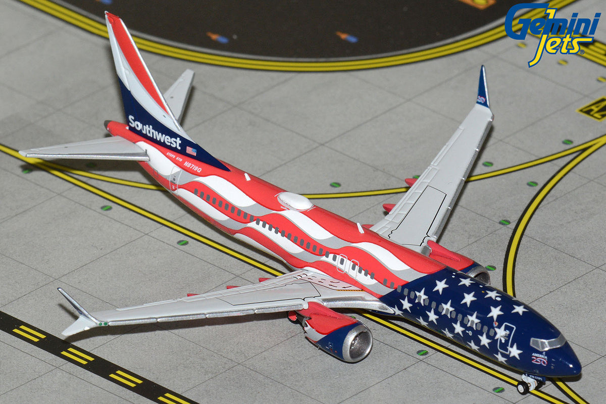 GeminiJets 1:400 Southwest Airlines Boeing 737 MAX 8 "Liberty One" N8719Q