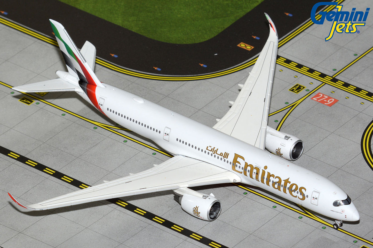 GeminiJets 1:400 Emirates Airbus A350-900 A6-EXB