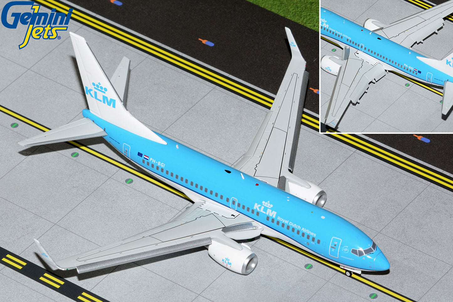 Gemini200 KLM Boeing 737-700 (Flaps Down) PH-BGI