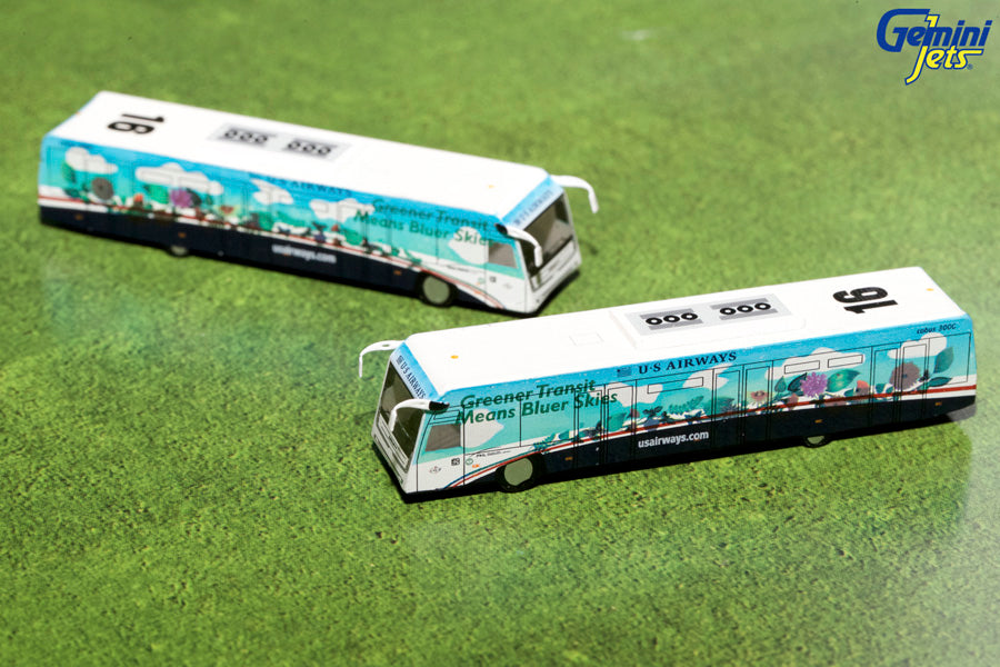 Gemini200 1:200 Scale US Airways Cobus 3000 "Greener" (Pack of 2)