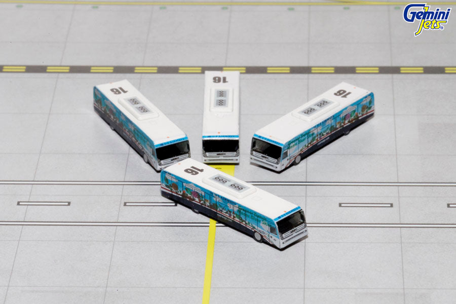 GeminiJets 1:400 Scale U.S. Airways Cobus 3000 "Greener" (Pack of 4)