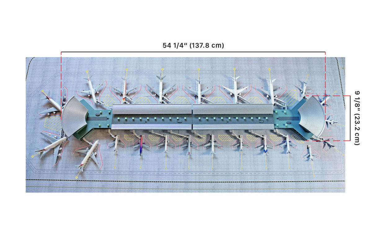 GeminiJets 1:400 Scale Deluxe 22 Gate Airport Terminal