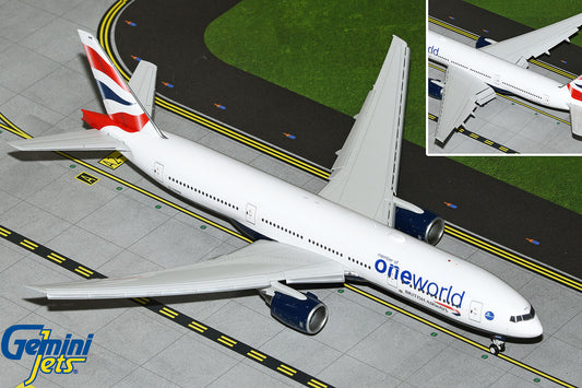 Gemini200 British Airways Boeing 777-200ER "oneworld" G-YMMR (Flaps Down)