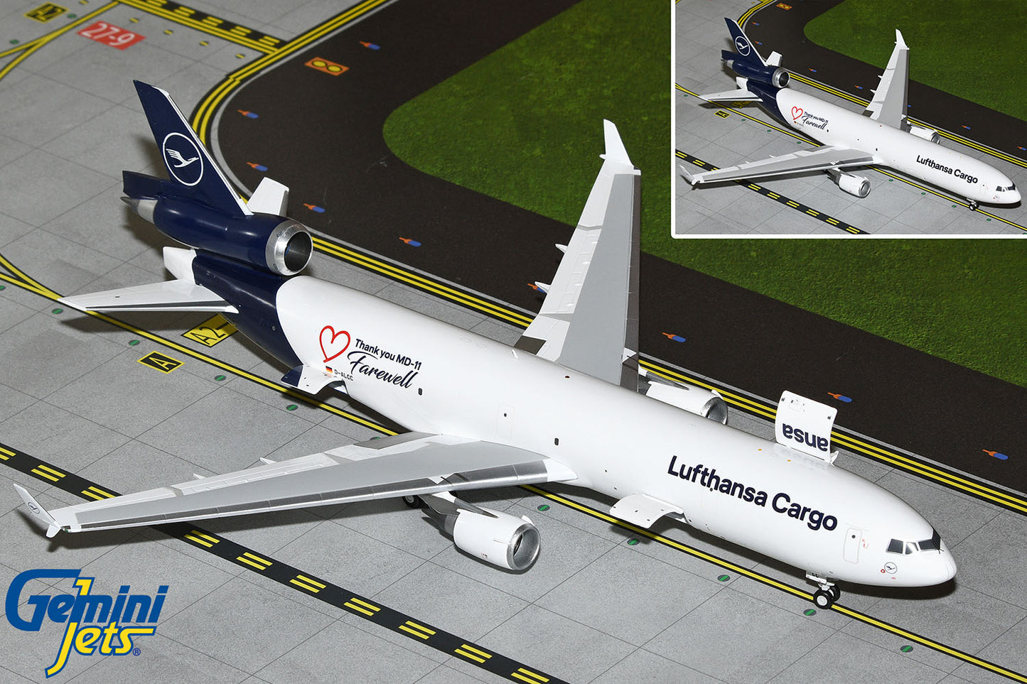 Gemin200 Lufthansa Cargo MD-11F "Farewell MD-11" (Interactive Series) D-ALCC