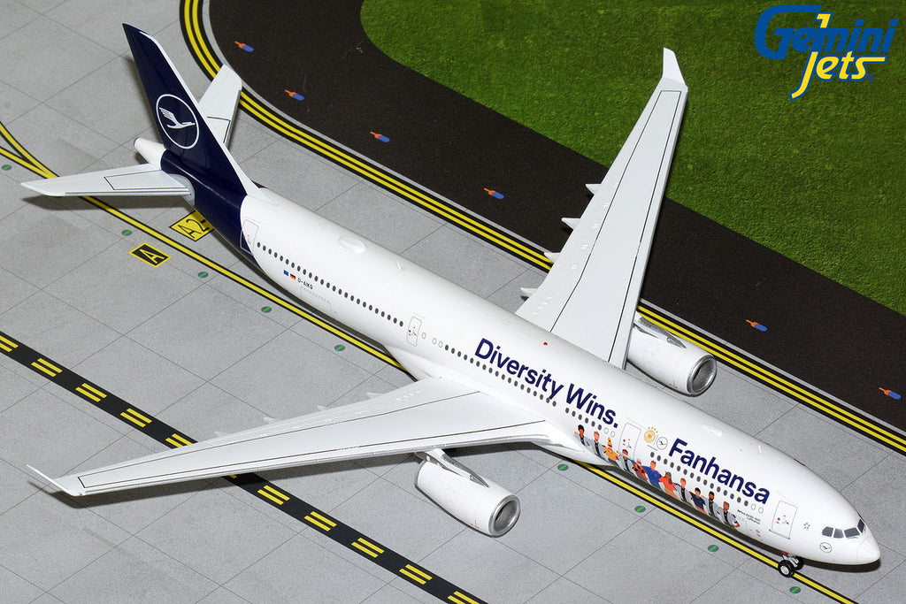 Gemini200 Lufthansa Airbus A330-300 "Fanhansa Diversity Wins" D-AIKQ