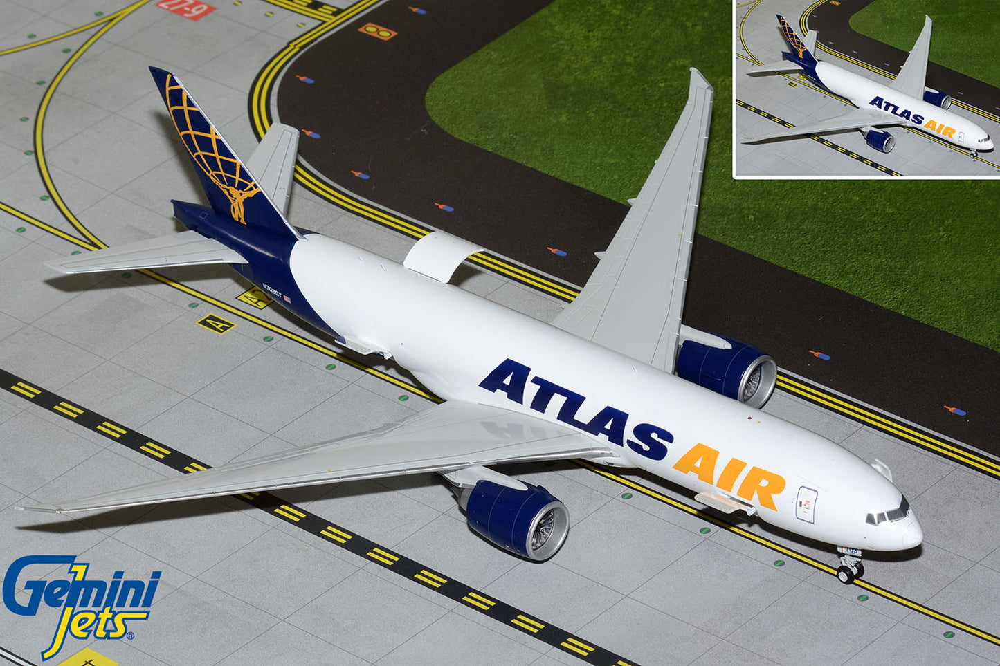 Gemini200 Atlas Air Boeing 777F (Interactive Series) N703GT