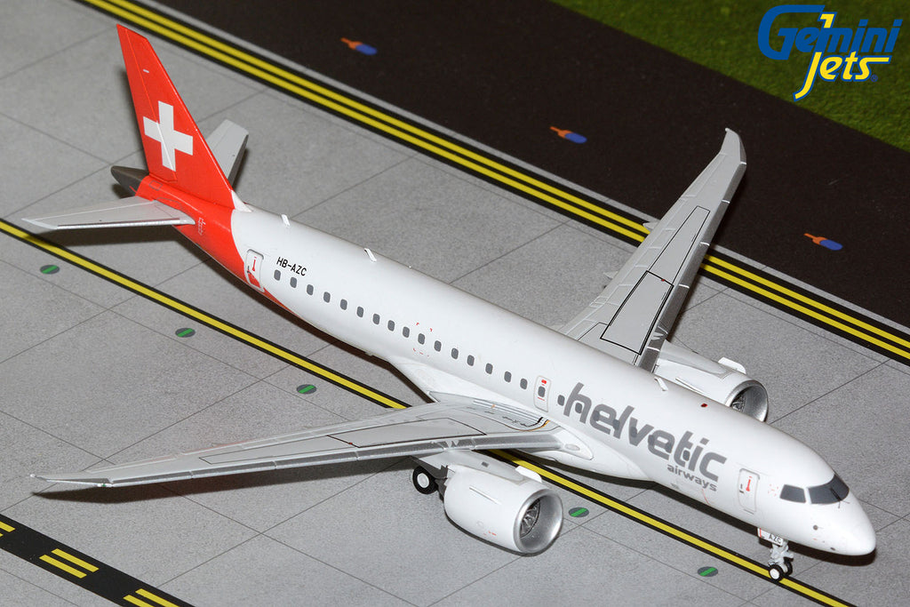 Gemini200 Helvetic Airways Embraer 190-E2 HB-AZC