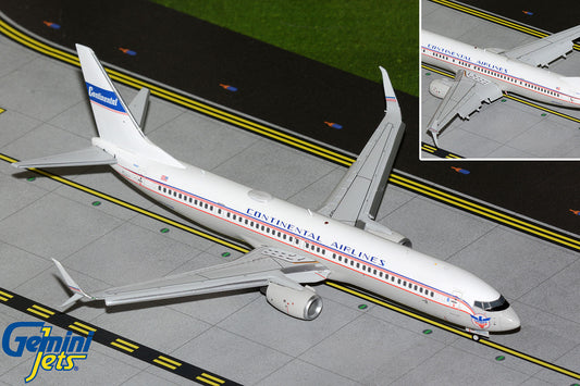 Gemini200 United Airlines Boeing 737-900ER "Continental Retro" (Flaps Down) N75435