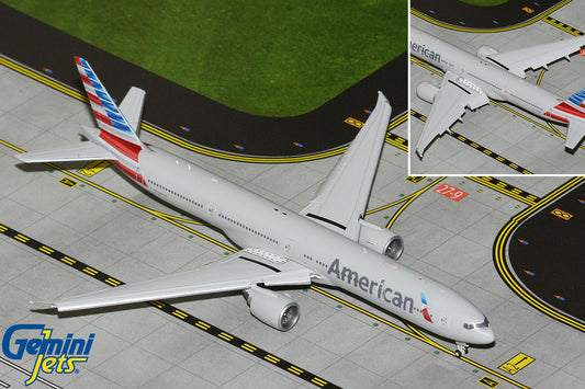 GeminiJets 1:400 American Airlines Boeing 777-300ER (Flaps Down) N722AN