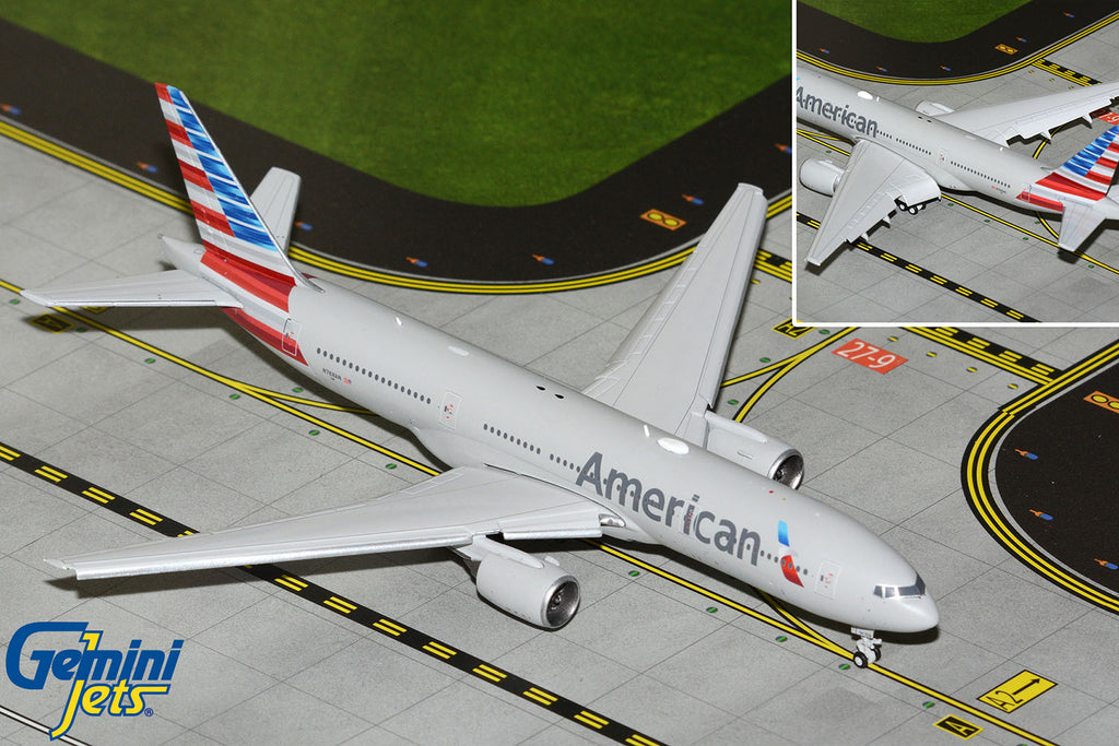GeminiJets 1:400 American Airlines Boeing 777-200ER (Flaps Down) N788AN