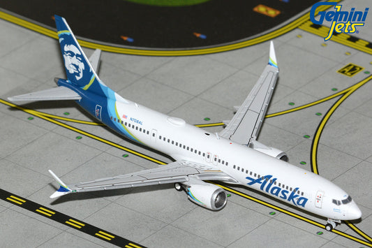 GeminiJets 1:400 Alaska Airlines Boeing 737 MAX 9 N708AL
