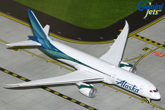GeminiJets 1:400 Alaska Airlines Boeing 787-9 Dreamliner N784HA