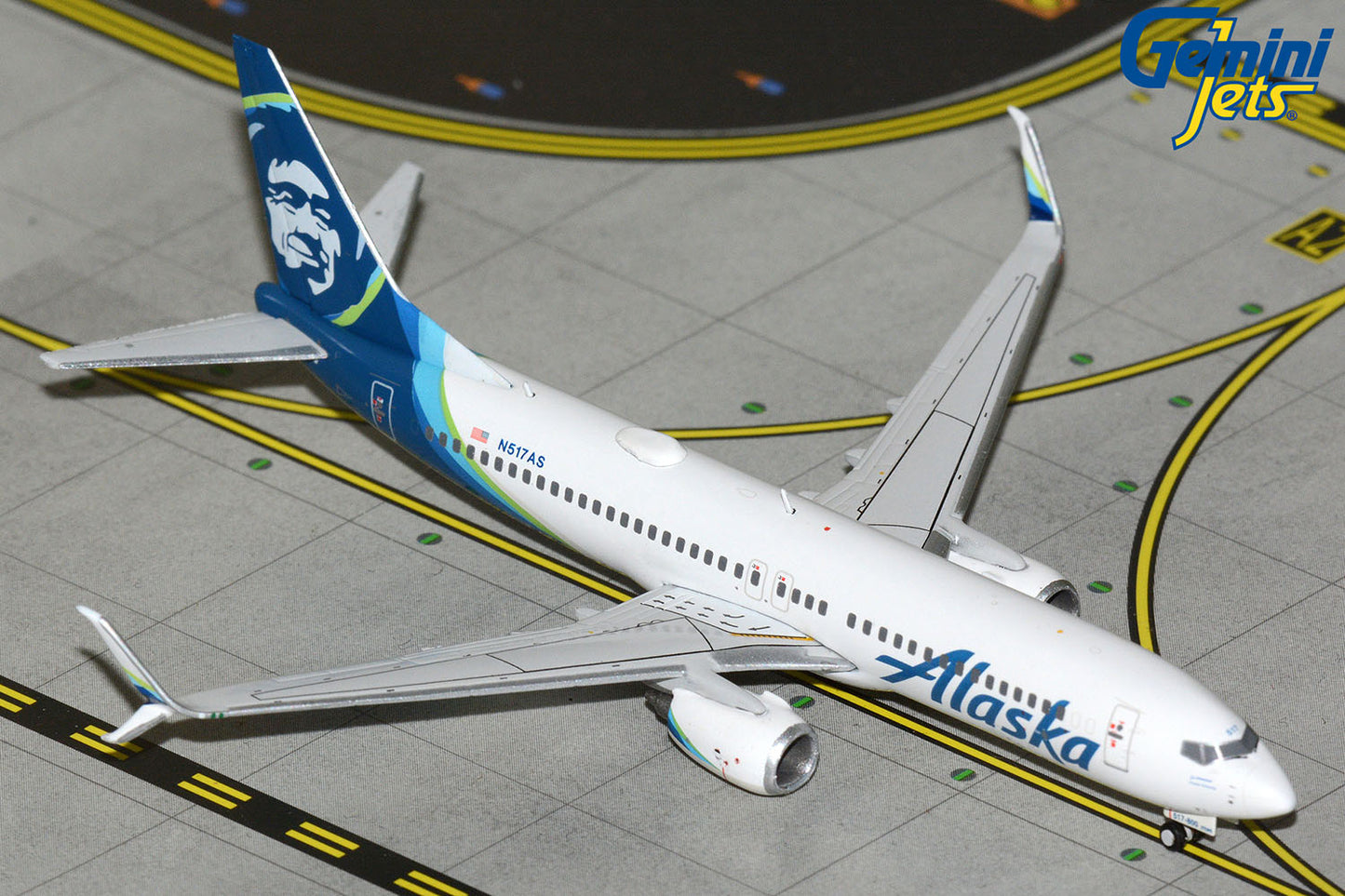 GeminiJets 1:400 Alaska Airlines Boeing 737-800 N517AS