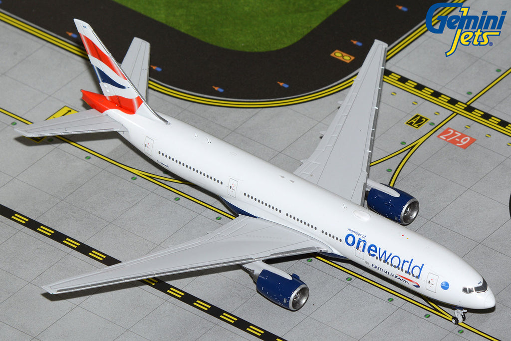 GeminiJets 1:400 British Airways Boeing 777-200ER "oneworld" G-YMMR