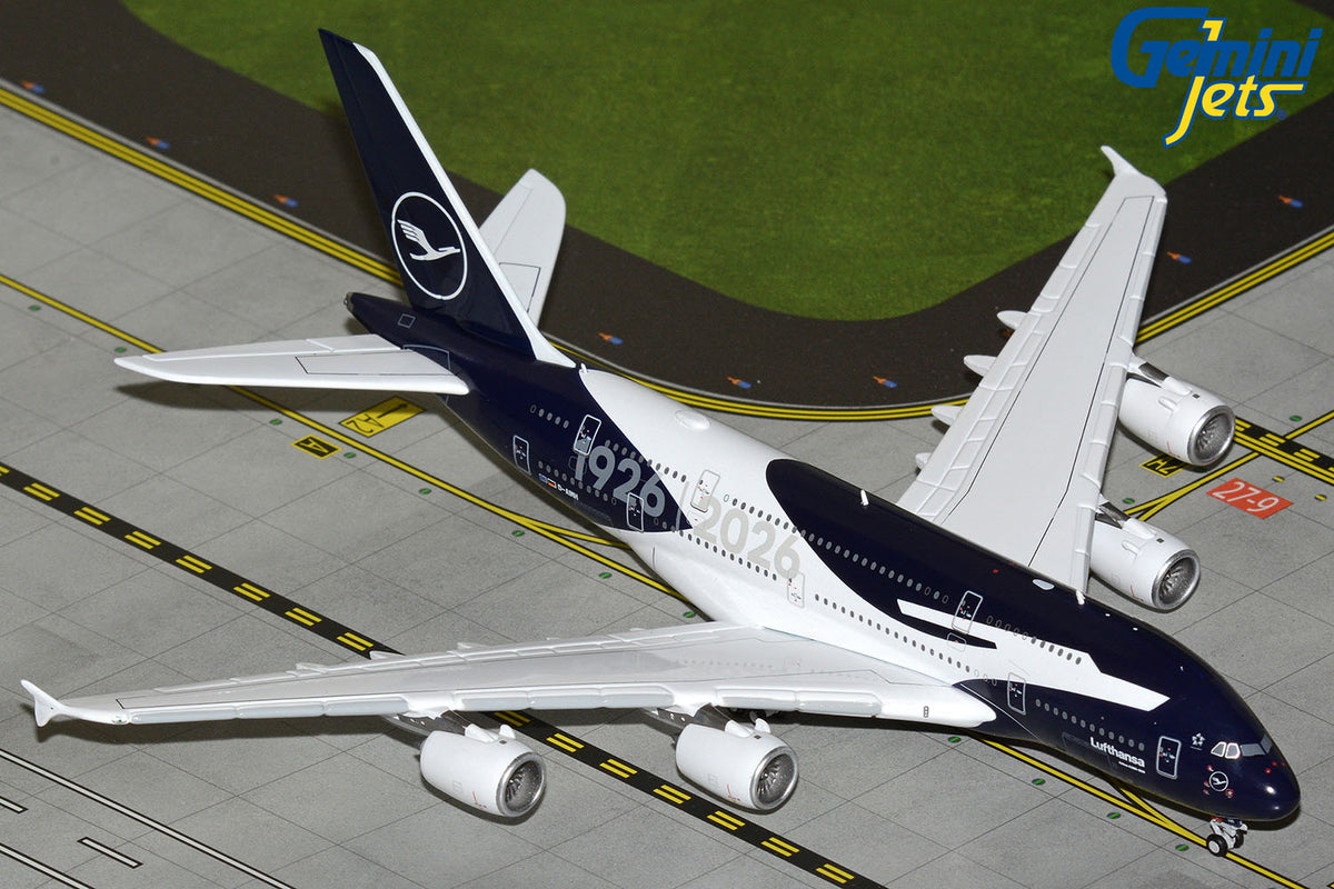 GeminiJets 1:400 Lufthansa Airbus A380 "100 Years" D-AIMH