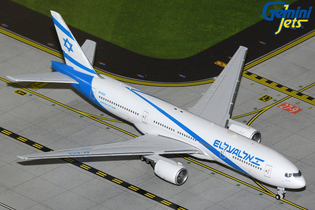 GeminiJets 1:400 El Al Israel Airlines Boeing 777-200ER 4X-ECE