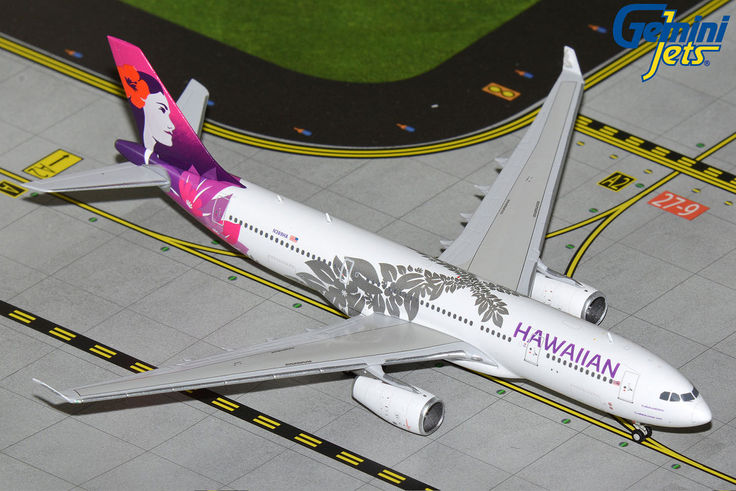 GeminiJets 1:400 Hawaiian Airlines Airbus A330-200 N389HA