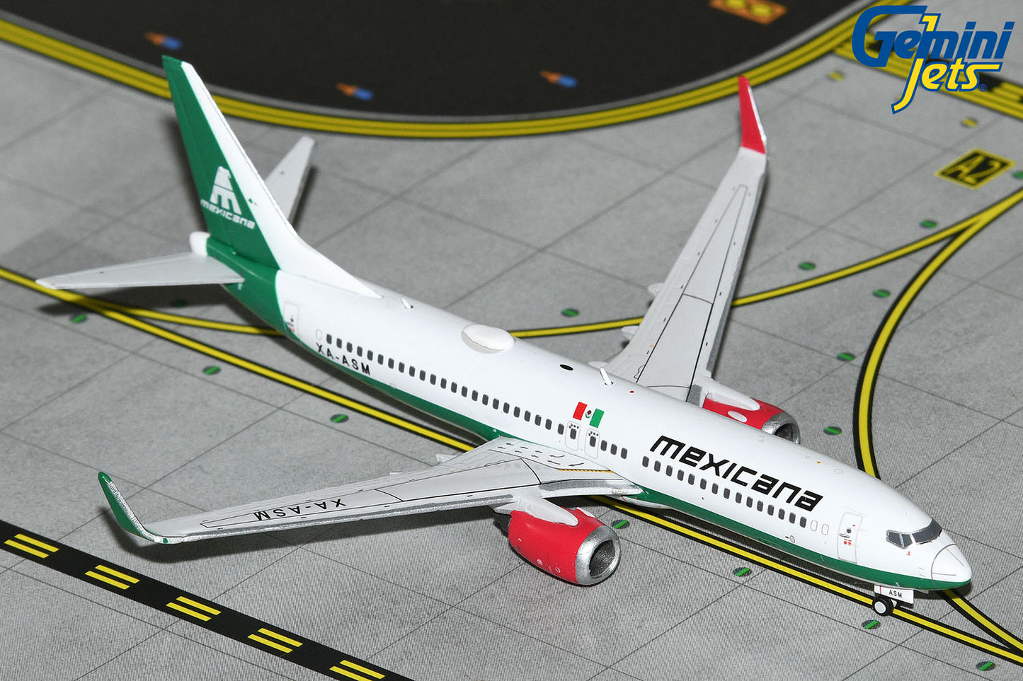 GeminiJets 1:400 Mexicana Boeing 737-800 XA-ASM