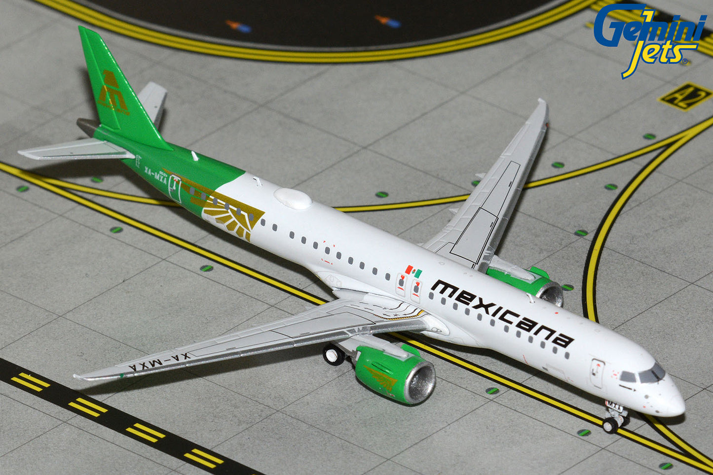 GeminiJets 1:400 Mexicana Embraer 195-E2 XA-MXA