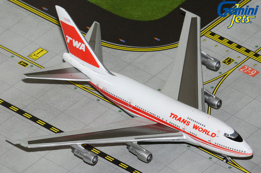 GeminiJets 1:400 Trans World Airlines (TWA) Boeing 747SP N58201