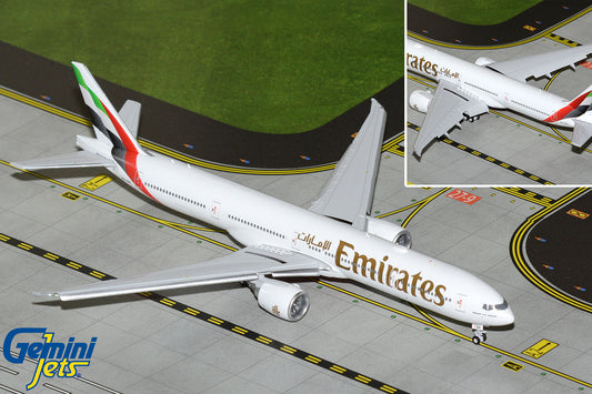 GeminiJets 1:400 Emirates Boeing 777-300ER (Flaps Down) A6-EQH