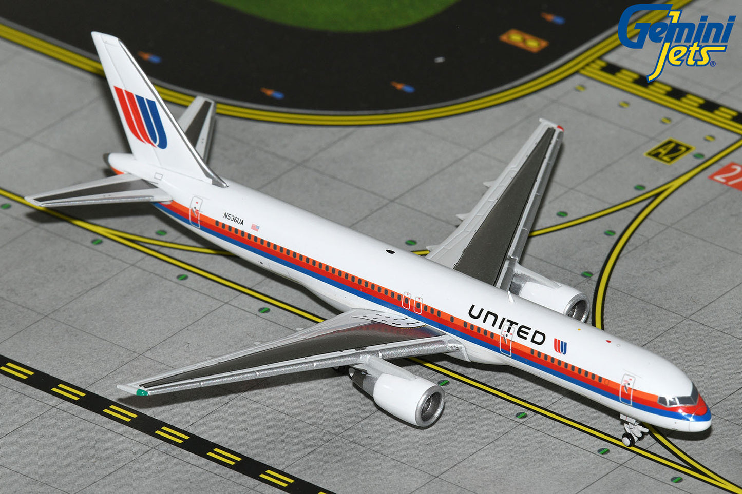 GeminiJets 1:400 United Airlines Boeing 757-200 "Saul Bass" N536UA