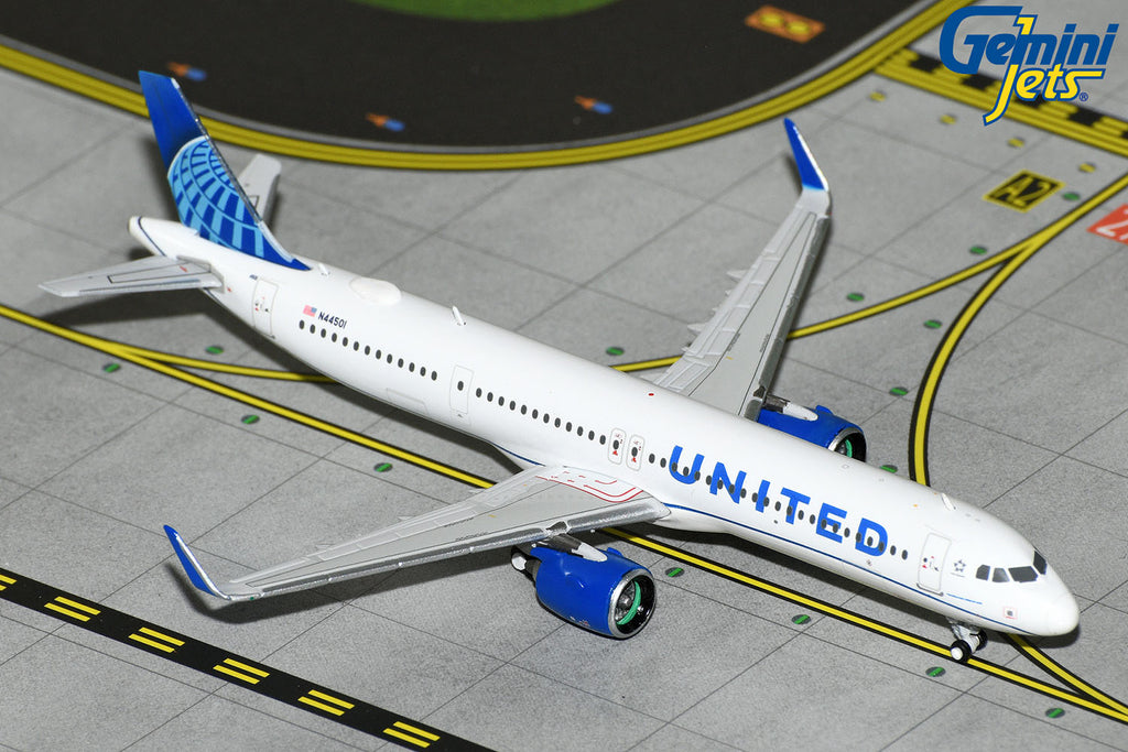 GeminiJets 1:400 United Airlines Airbus A321neo N44501