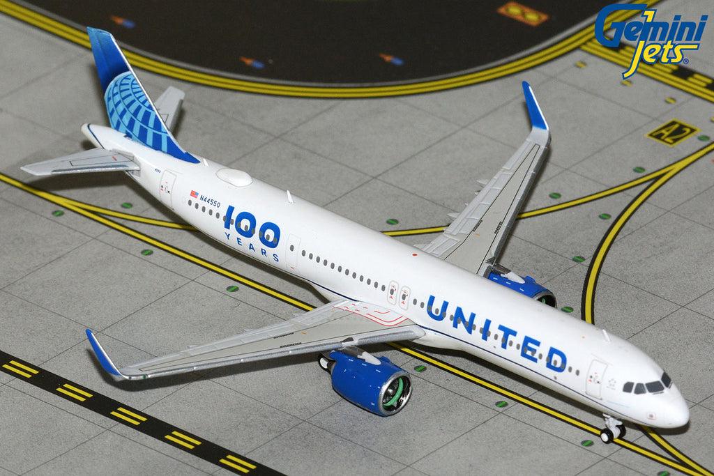 GeminiJets 1:400 United Airlines Airbus A321neo N44550