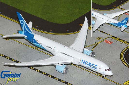 GeminiJets 1:400 Norse Atlantic UK Boeing 787-9 Dreamliner (Flaps Down) G-CKWS
