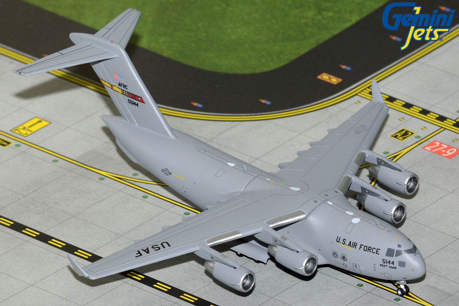 GeminiJets 1:400 US Air Force C-17 Globemaster III - Modellino Aereo Militare - GMUSA148 - Foto 1