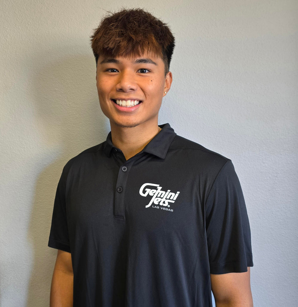 GeminiWEAR Black Polo Shirt