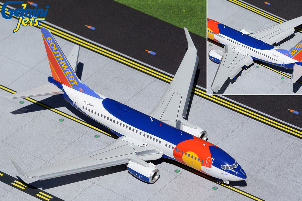 Gemini200 Southwest Airlines Boeing 737-700 "Colorado One" (Flaps Down) N230WN