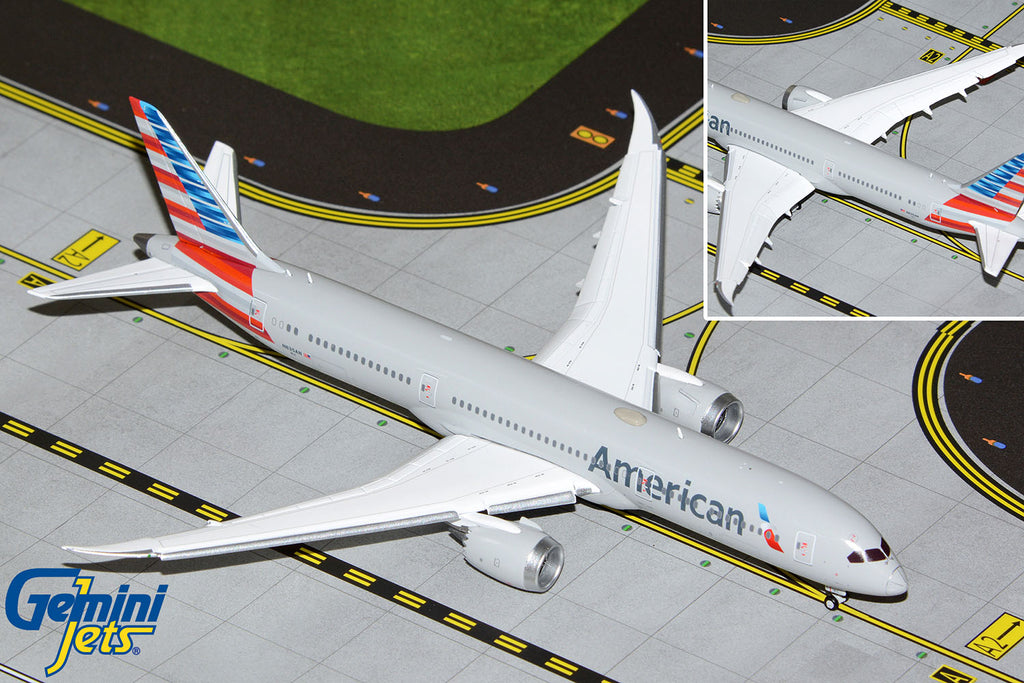 GeminiJets 1:400 American Airlines Boeing 787-9 (Flaps Down) N835AN