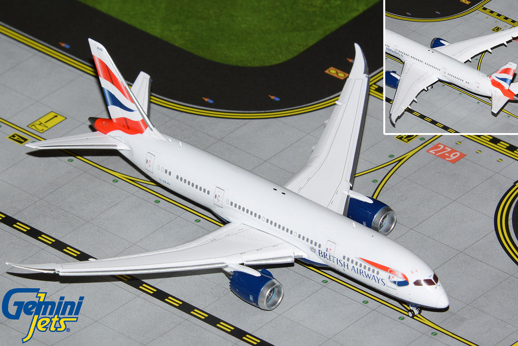 GeminiJets 1:400 British Airways Boeing 787-8 (Flaps Down) G-ZBJG