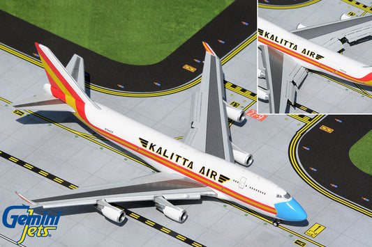 GeminiJets 1:400 Kalitta Air Boeing 747-400F "Mask" (Flaps Down) N744CK