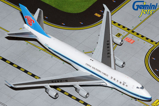 GeminiJets 1:400 China Southern Cargo Boeing 747-400F (Interactive Series) B-2473