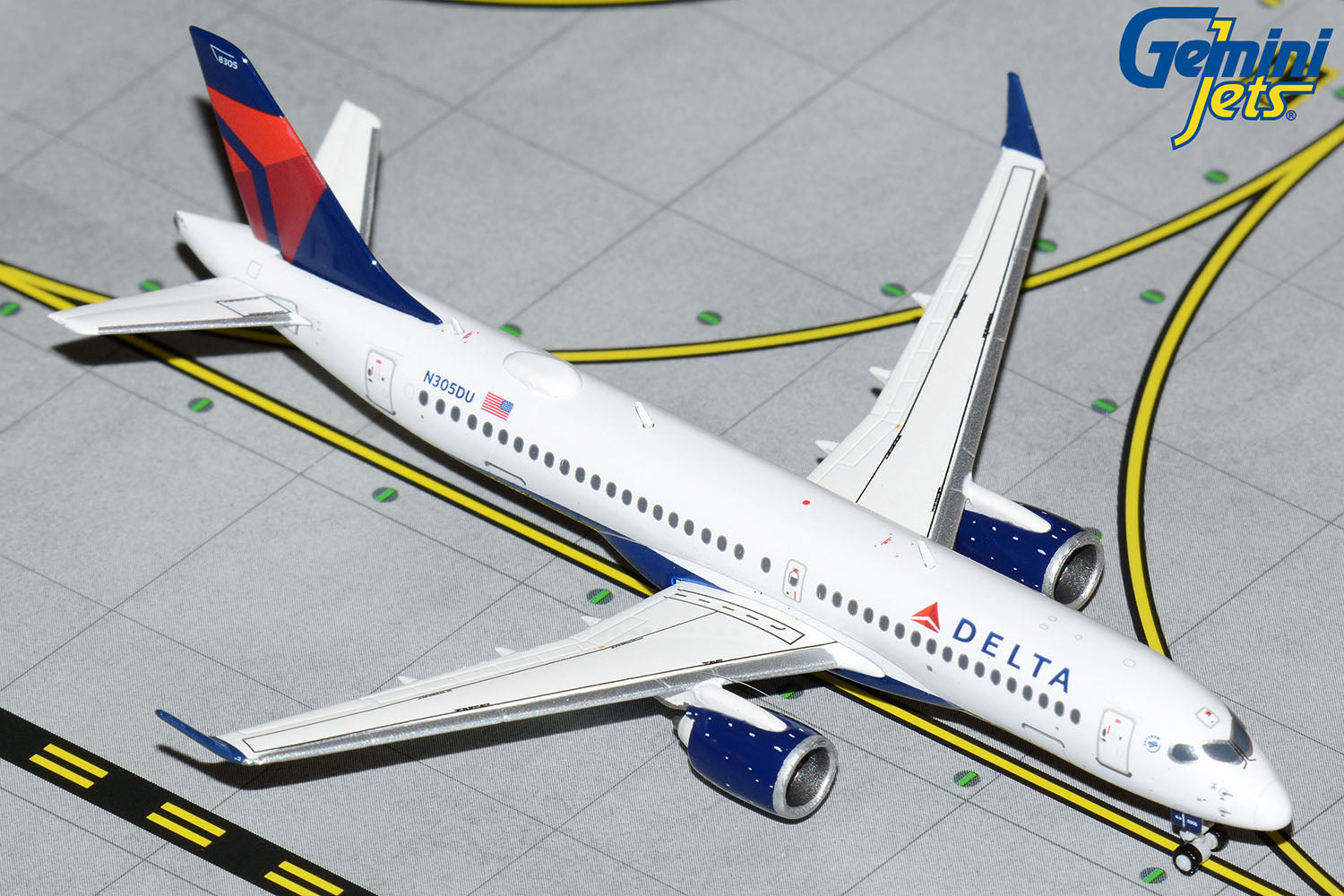 GeminiJets GJDAL2100 1:400 Delta Air Lines Airbus A220-300 N305DU