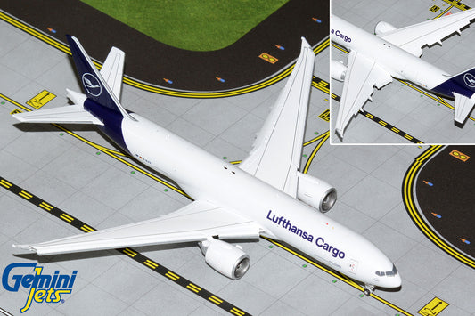 GeminiJets 1:400 Lufthansa Cargo Boeing 777F (Flaps Down) D-ALFA