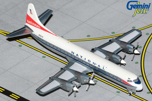 GeminiJets 1:400 National Airlines Lockheed L-188 Electra N5017K