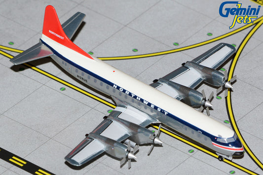 GeminiJets 1:400 Northwest Orient Lockheed L-188 Electra N128US