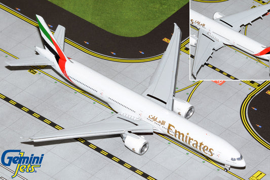 GeminiJets 1:400 Emirates Boeing 777-300ER (Flaps Down) A6-END